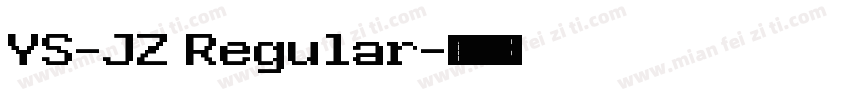 YS-JZ Regular字体转换
